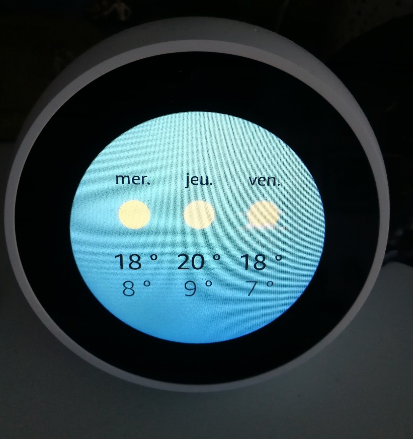 Test de l' Echo Spot : ça fait cher le réveil connecté - Numerama