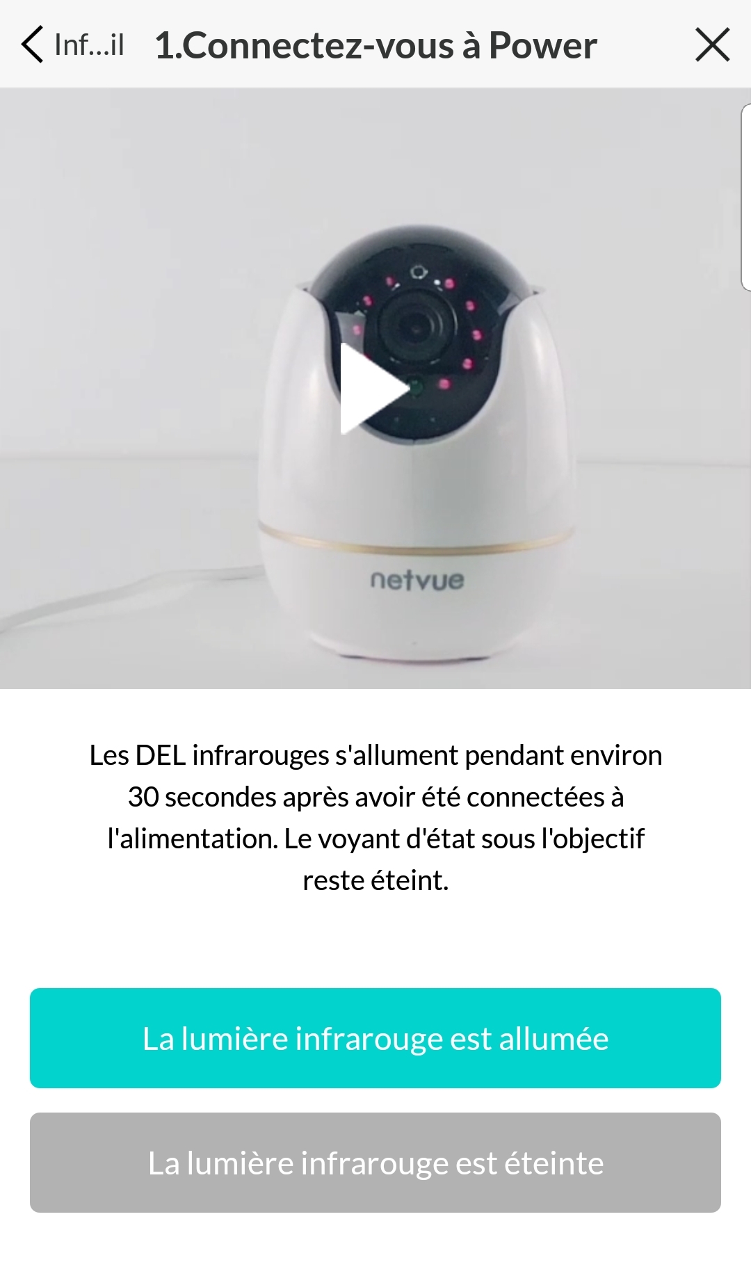 Camera Netvue Orb, blanche - Équipements et sécurité pour la maison - Achat  & prix