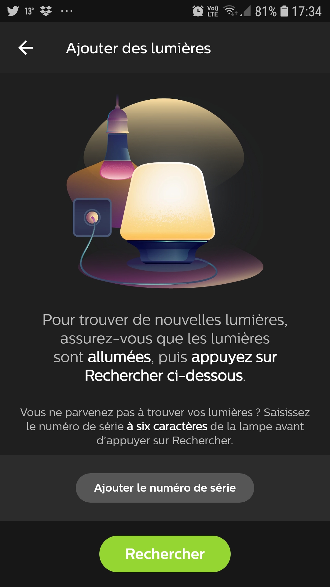 PHILIPS HUE - Lumière connectée Ampoule E14 Hue White Colors