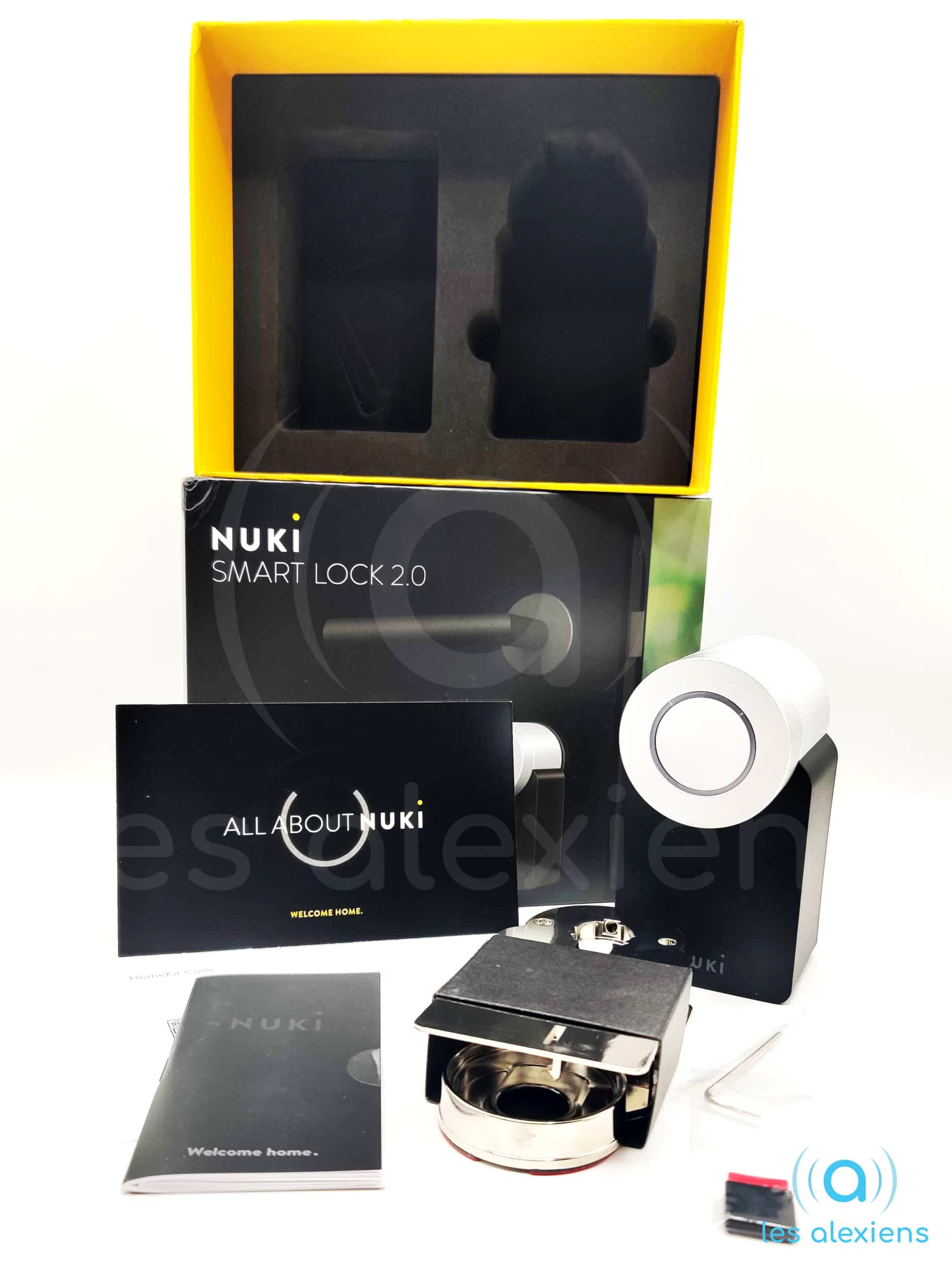 Serrure connectée Bluetooth/Wi-Fi Nuki Smart Lock 4.0 Pro (noir) - NUKI