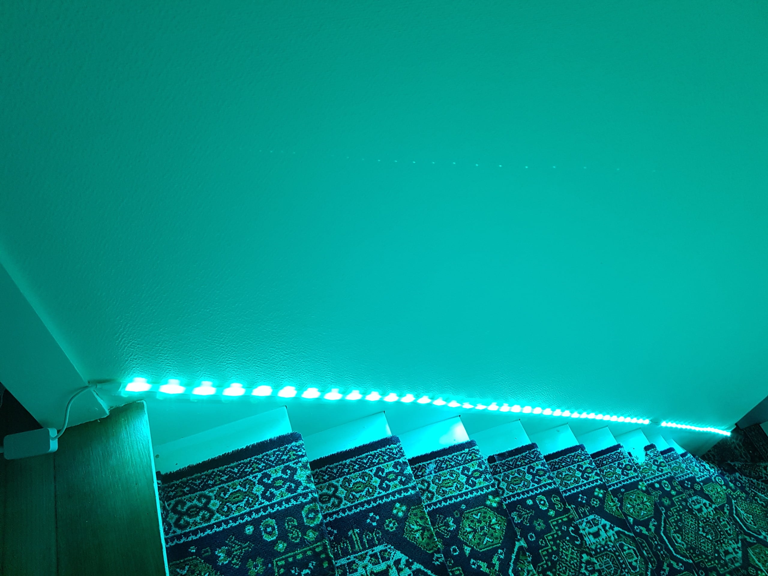 Philips Hue Ruban Lumineux Lightstrip Extension White And Color Ambiance de  1 Mètres, Bande Flexible Lumineuse Contrôlée Par Smartphone - Lampe Led à  Variation de Couleurs - Fonctionne avec Alexa : 