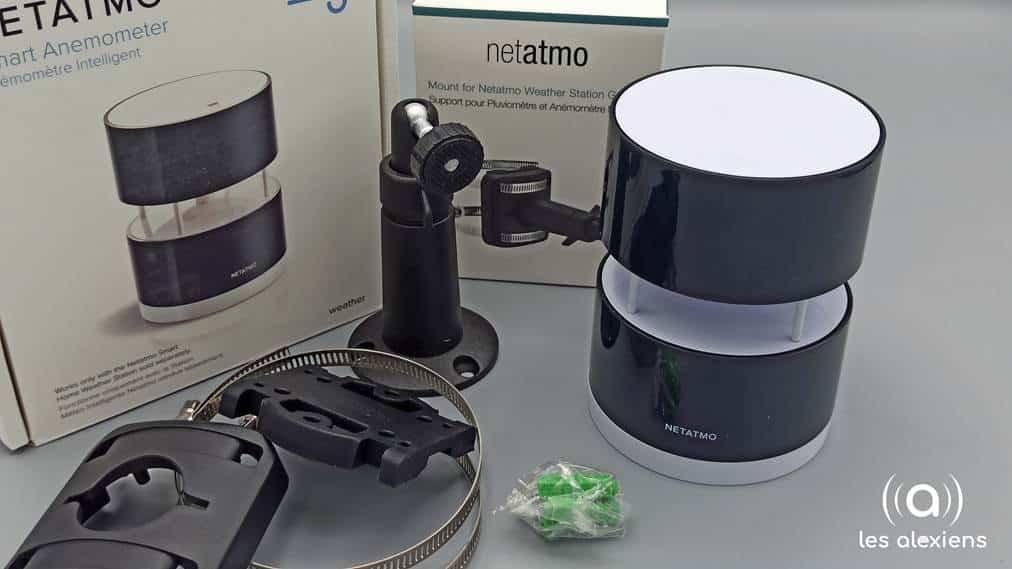 Support pour anémomètre Netatmo et pluviomètre Netatmo