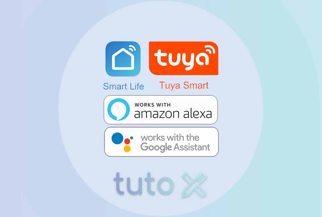 Tuya-sonnette connectée wi-fi 1080P, compatible Google home
