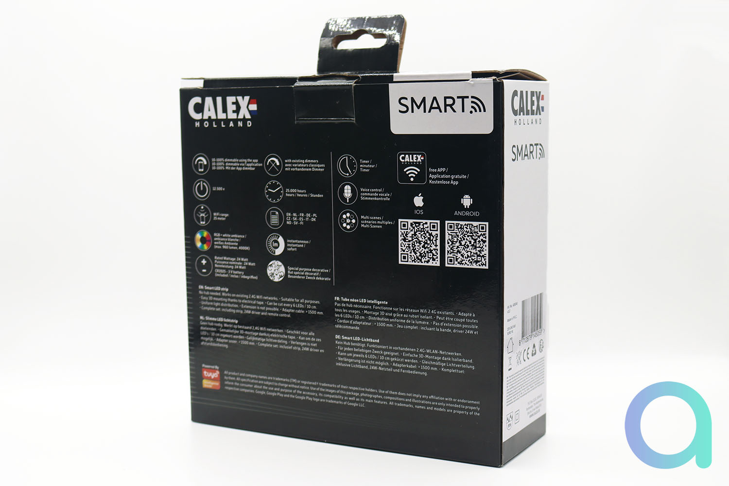 Promo Calex holland ampoule led wifi multicolore forme standard équivalent  60 w chez Carrefour