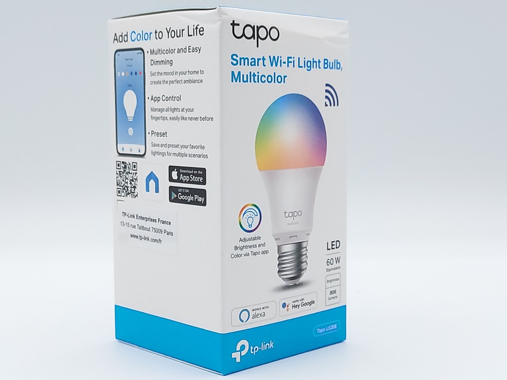 Tp-link Tapo Ampoule Connectée Wifi, Multicouleur, E27 Compatible