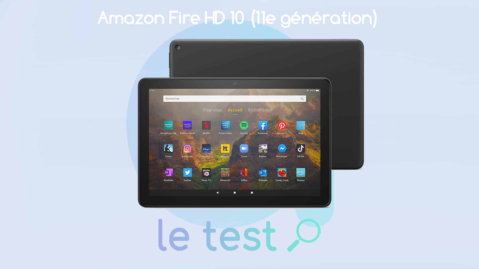 La nouvelle tablette  Fire HD 10, plus Alexa qu'Android