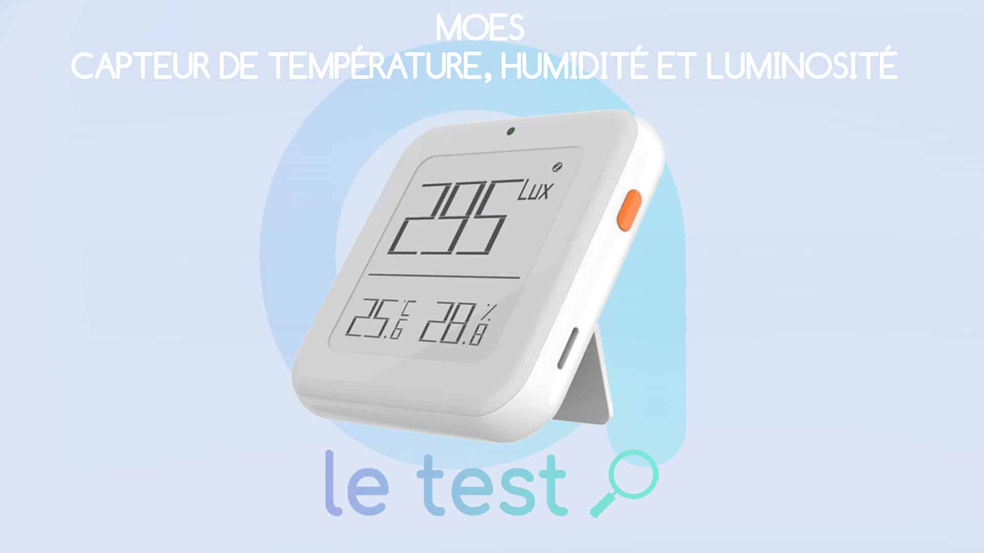 Tuya Smart Life Wifi / zigbee Capteur de température Détecteur d'humidité  Hygromètre Thermomètre Support