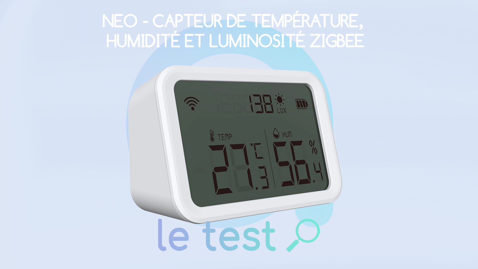 Tuya Wifi Température Capteur d'humidité Zigbee Thermomètre