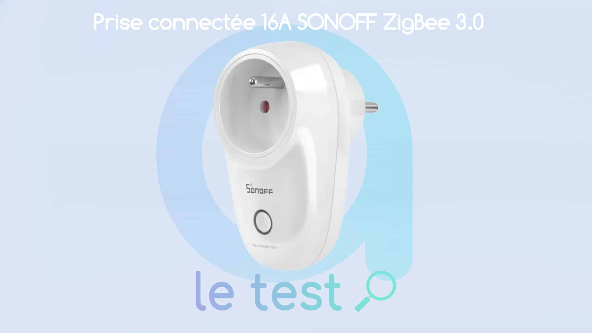 Prise Connectée Zigbee 16A, SONOFF S26R2ZBTPE Prise Intelligente (2 Pack),  Compatible avec Alexa, Google Home, Prises de Courant, Contrôle à Distance