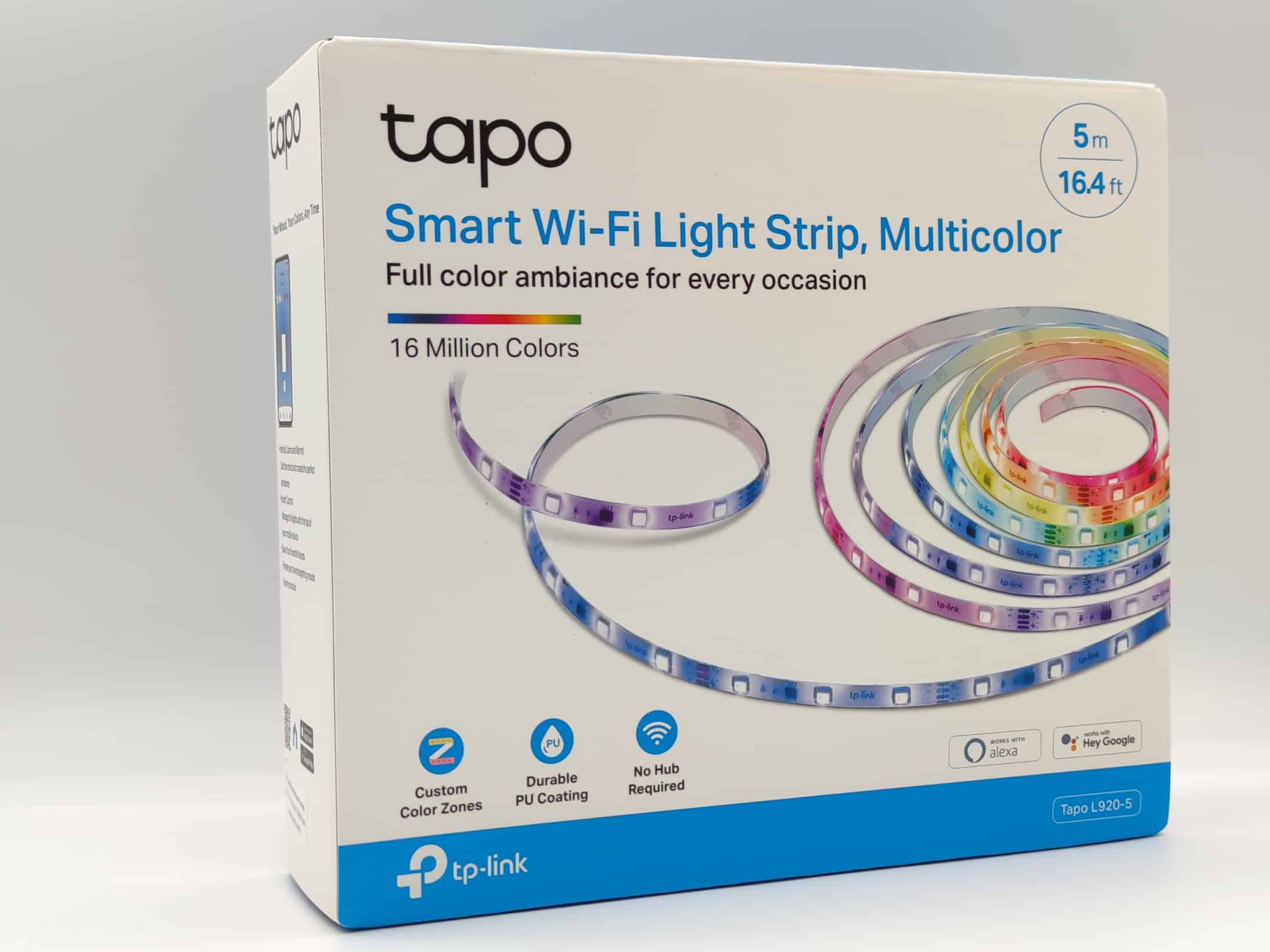 TP-Link Tapo Ruban LED RGBIC 5m, LED Chambre Multicolore, Bande