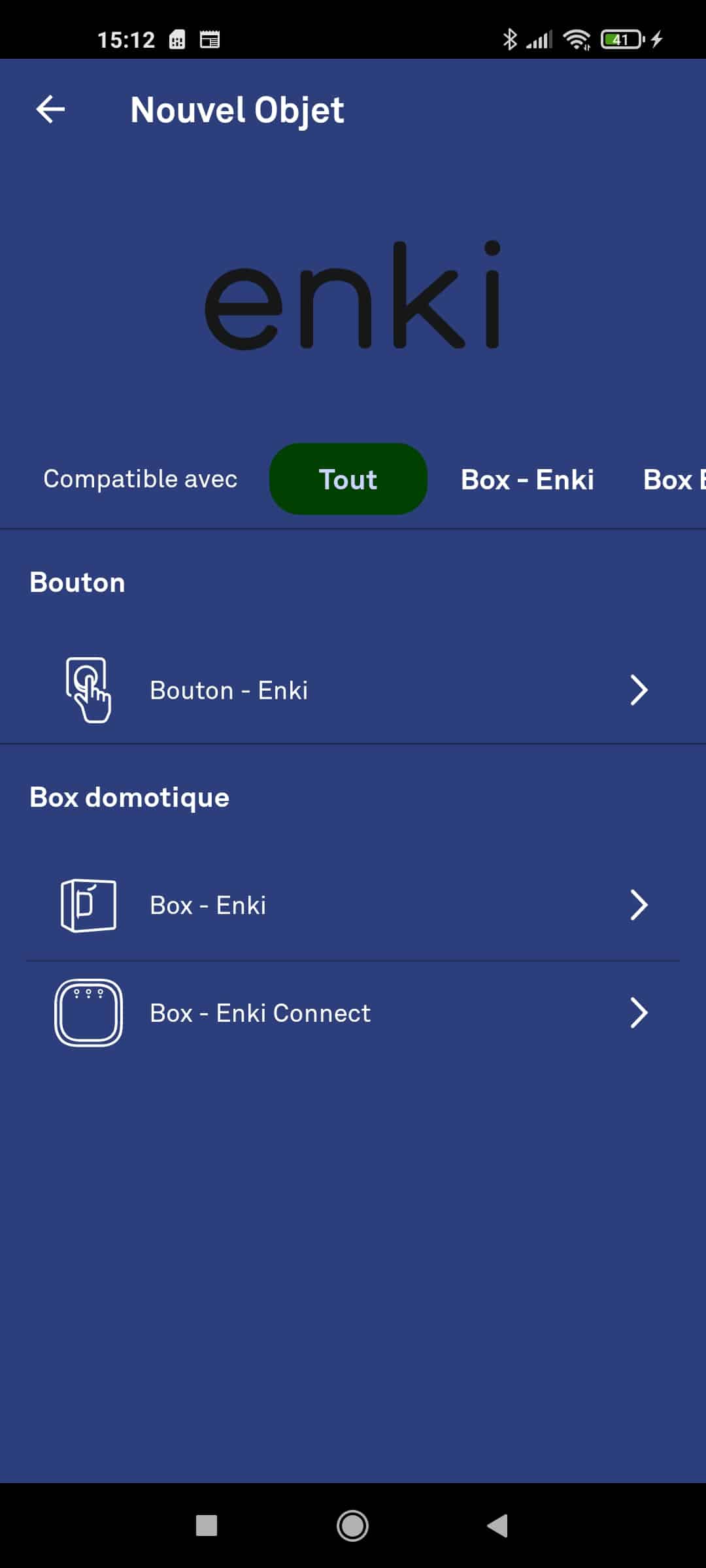 Clé d'extension Somfy RTS pour box Enki