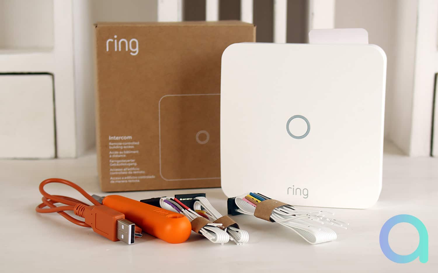 Ring Intercom + Batterie rechargeable supplémentaire par