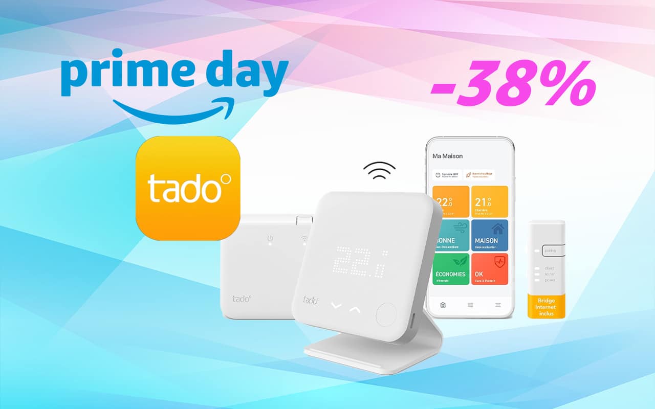 Les thermostats Tado° sont à prix cassés pour Prime Day