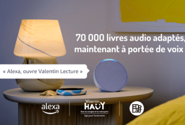 Valentin Lecture débarque sur Alexa pour les utilisateurs en situation de handicap