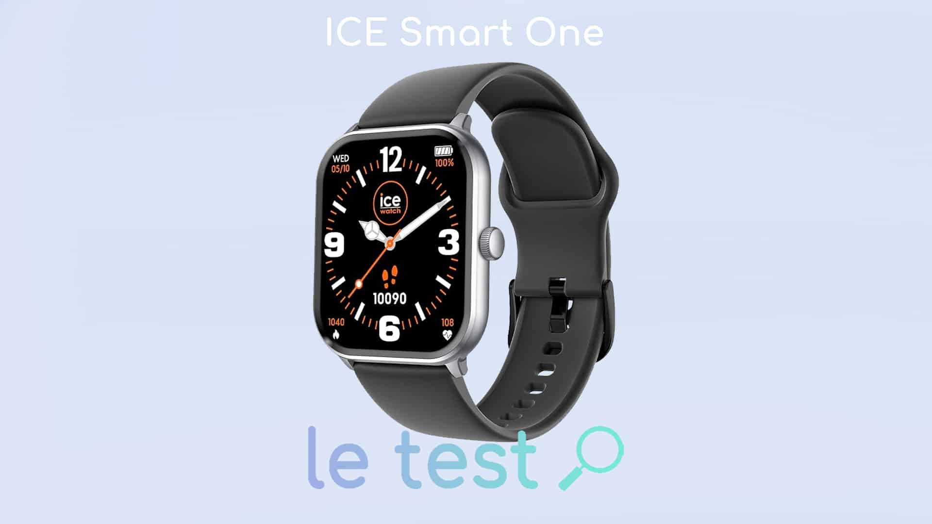 Ice Watch - Montre Connectée Smart One Bleu et Noir IP68