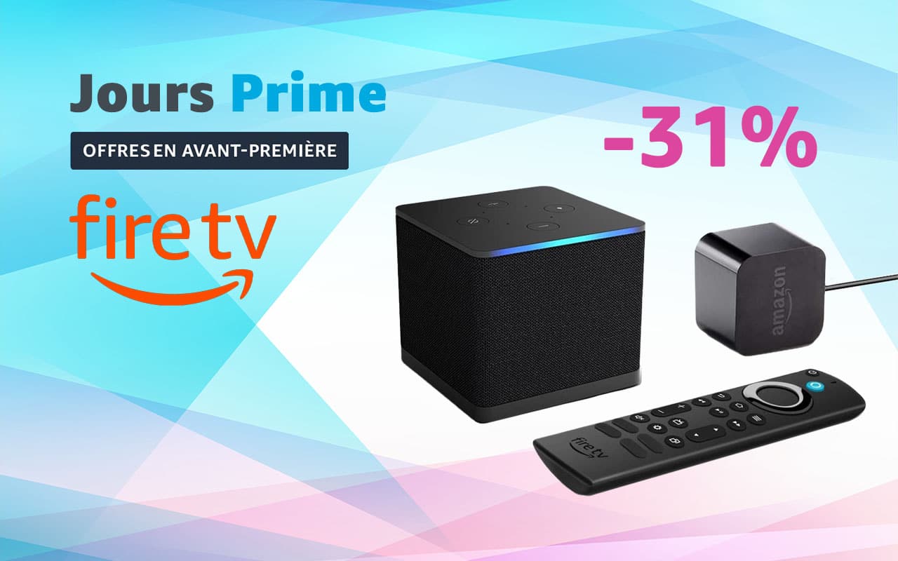 A l'occasion du Prime Day d'octobre, Amazon propose son Fire TV Cube 3 à prix cassé