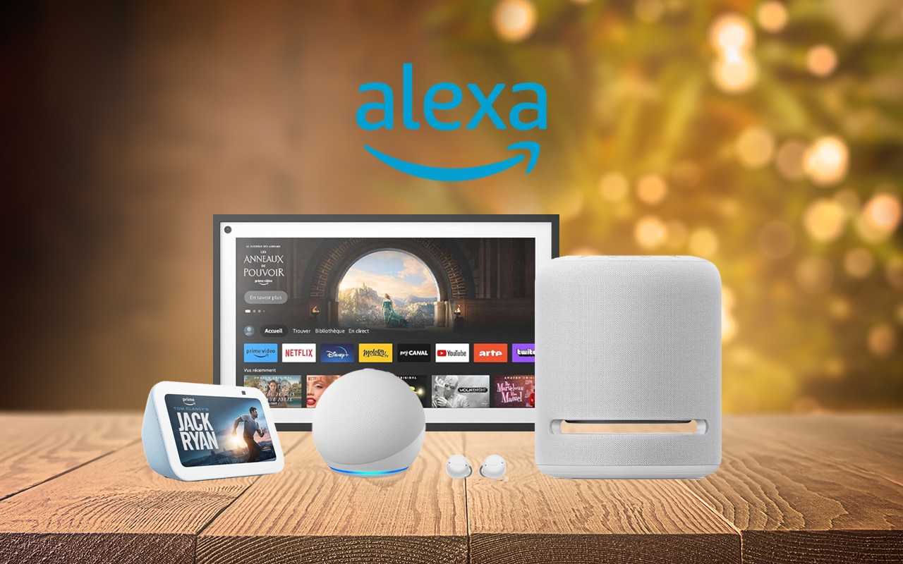 42% : L'enceinte intelligente Echo Dot avec horloge intégrée et Alexa est  disponible à un prix promotionnel sur