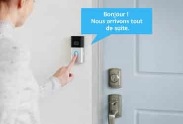 Ring lance les réponses rapides en français sur ses sonnettes connectées