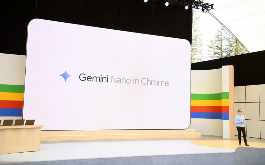 Gemini Nano sera intégré à Google Chrome