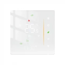 MOES - Thermostat intelligent WIFI TUYA Blanc pour plancher chauffant hydraulique 3A