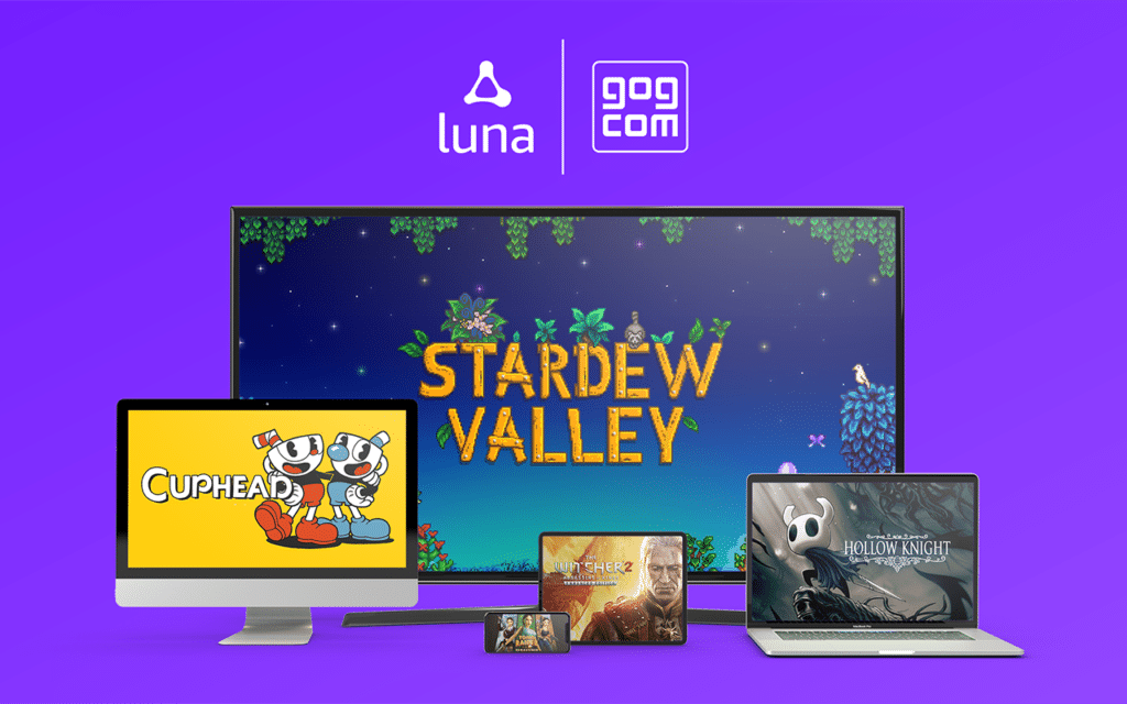 Amazon Luna s'associe à GOG pour une expérience de jeu hors pair