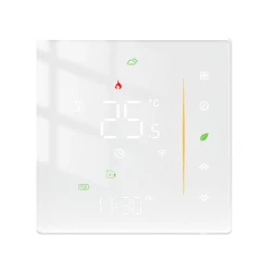 MOES - Thermostat intelligent WIFI TUYA Blanc pour plancher chauffant électrique 16A