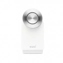 NUKI - Serrure connectée Bluetooth/Wi-Fi Nuki Smart Lock 3.0 Pro (blanc)