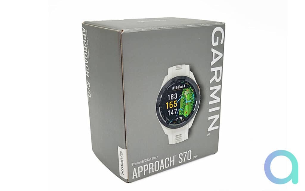 Unboxing de la montre de golf Garmin Approach S70