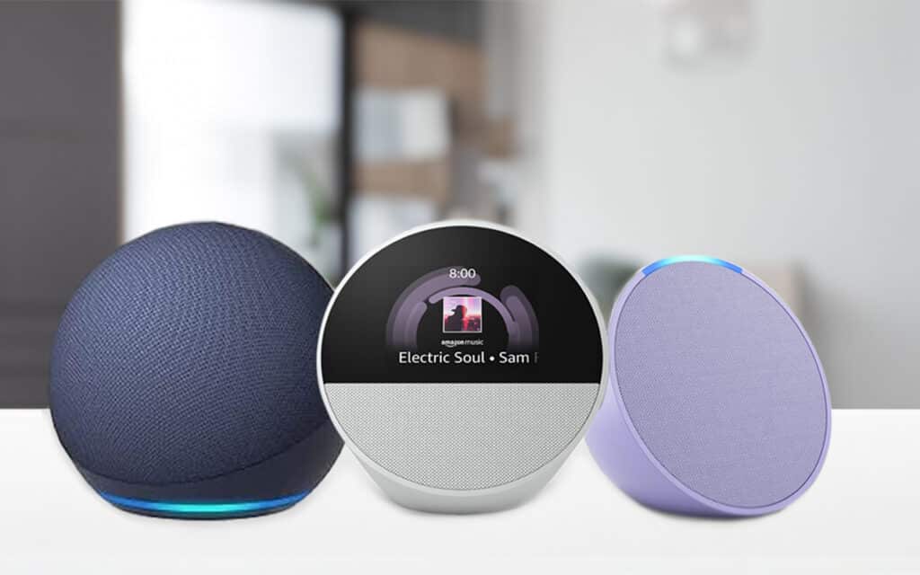 Echo Dot vs Echo Pop vs Echo Spot : comparatif des enceintes Alexa