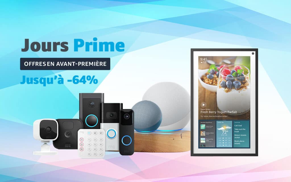 Amazon propose 50 appareils domotiques Alexa en avant-première pour les Jours Prime