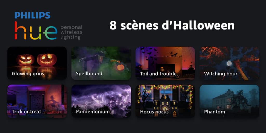 Philips Hue propose 8 scènes d'Halloween 2024