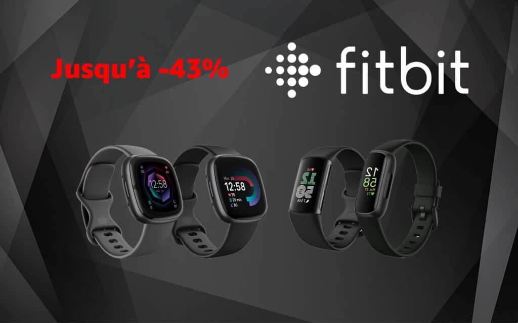 Fitbit Inspire 3, Charge 6, Versa 4 et Sense 2 en promotion pour le Black Friday